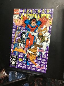 The New Mutants #100 (1991) chi 100th issue! Rob Leifield art! NM- Richmond CERT