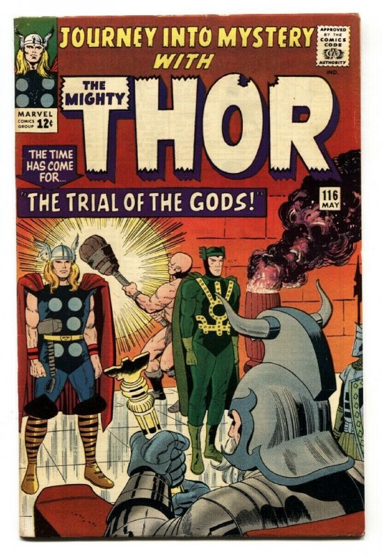 JOURNEY INTO MYSTERY #116 comic book 1965 MIGHTY THOR marvel 