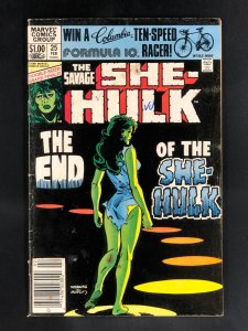 The Savage She-Hulk #25 (1982) Final Issue