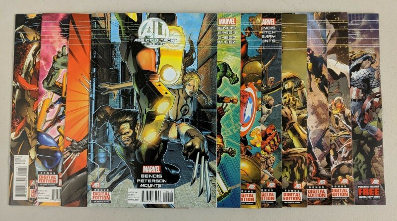 Age of Ultron #1-10 + 10 AI Full Run (Marvel 2013) Brian Michael Bendis (9.2)