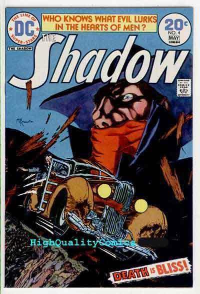 SHADOW #4, VF+ to NM, Michael Kaluta,  Who knows what Evil lurks, 1972, 