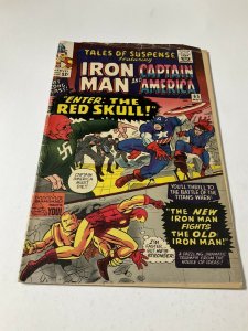 Tales of Suspense 65 Gd Good 2.0 Cover Detached 1st Silver age Red Skull Marvel