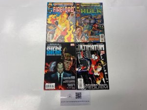 4 MARVEL comic books Uncanny Origins #4 5 Origins Siege #1 Ultimatum #1 91 KM11