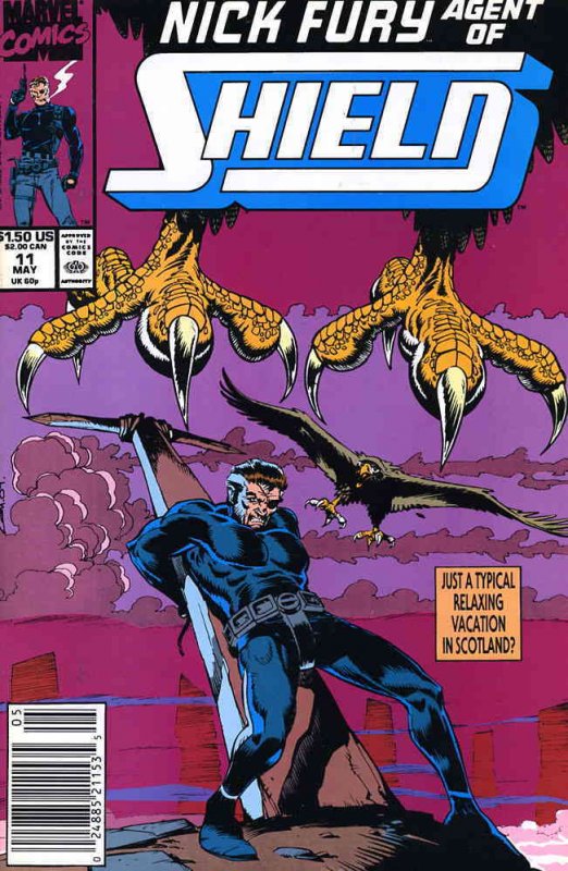 Nick Fury, Agent of S.H.I.E.L.D. (3rd Series) #11 (Newsstand) FN ; Marvel | Scot