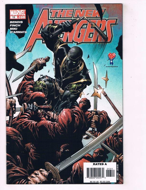 Lot Of 6 New Avengers Marvel Comic Books # 13 14 15 16 17 18 Iron Man Hulk J53