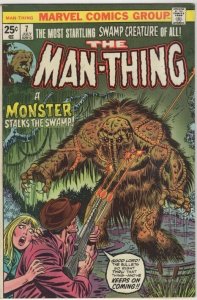 Man-Thing #7 Classic Marvel Bronze Age Horror (ID#NN)