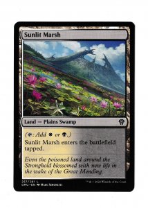 SUNLIT MARSH | LAND | DOMINARIA UNITED #257/281 | MTG 2022