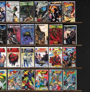 Huge Lot 140+ Comics with Detective Comics, X-Force, Doc Savage & More!