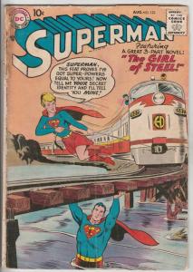 Superman #123 (Aug-58) GD Affordable-Grade Superman, Jimmy Olsen,Lois Lane, L...