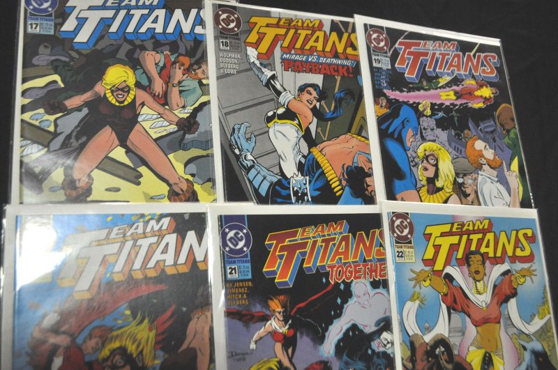 TEAM TITANS #1-24 (9.0-9.2) DC MODERN LOT COMPLETE RUN 28 ISSUES TOTAL 1992