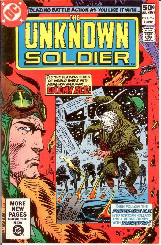 UNKNOWN SOLDIER 252 VF-NM June 1981 COMICS BOOK