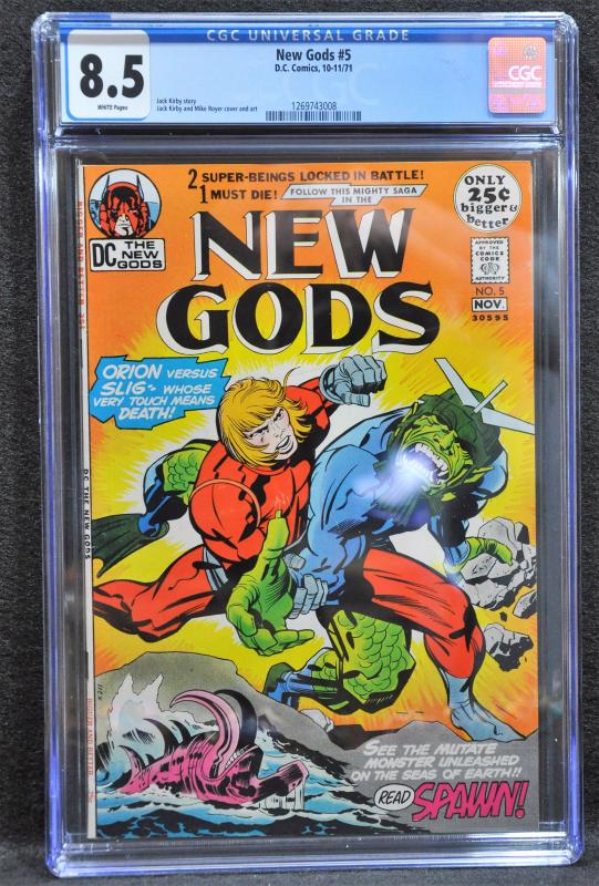 New Gods #5 (DC, 1971) CGC 8.5