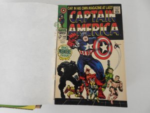 Captain America #100-111, 124-147, 172-183, 196-207 Bound Volumes NO Hard Covers