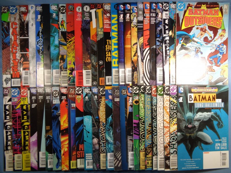 Lot of 50 Batman Comics Nightwing Catwoman Huntress Robin