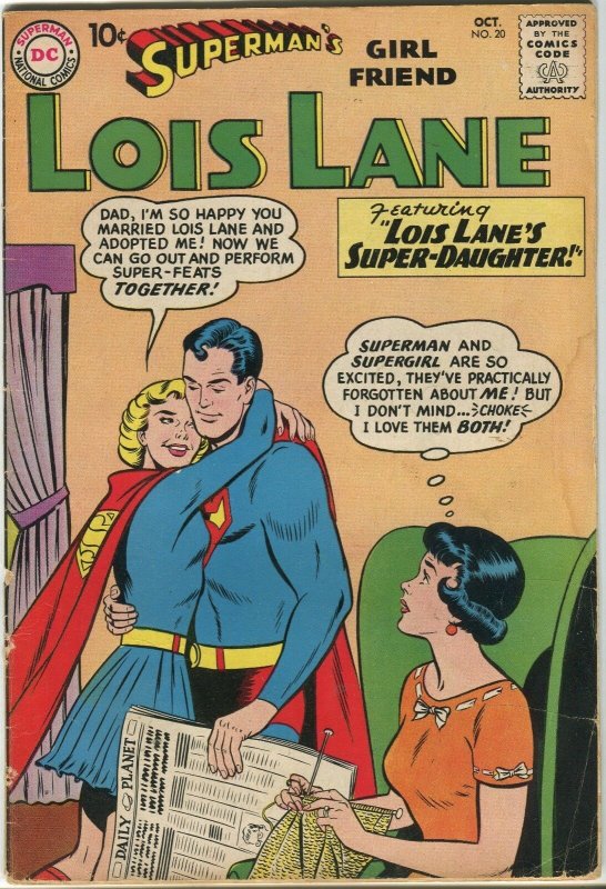 Lois Lane #20 - Superman, Supergirl & Louis Lane Flight From Louis! - (3.5)WH