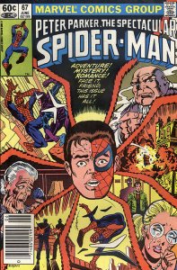 PETER PARKER (1976 Series)  (SPECTACULAR SPIDER-MAN) #67 NEWSSTAND Near Mint