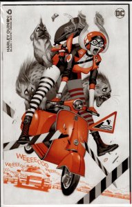 Harley Quinn: Black + White + Redder #6 Tedesco Cover (2024) Harley Quinn