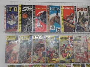 Huge Lot of 66 Comics W/ Classics Illustrated and Illustrated Stories  Avg VG/FN