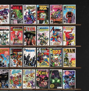 Huge Lot 140+ Comics with West Coast Avengers, The 'Nam, The & & More!