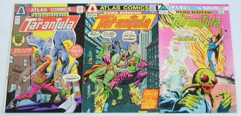 Weird Suspense #1-3 FN complete series - the tarantula - bronze age atlas comics