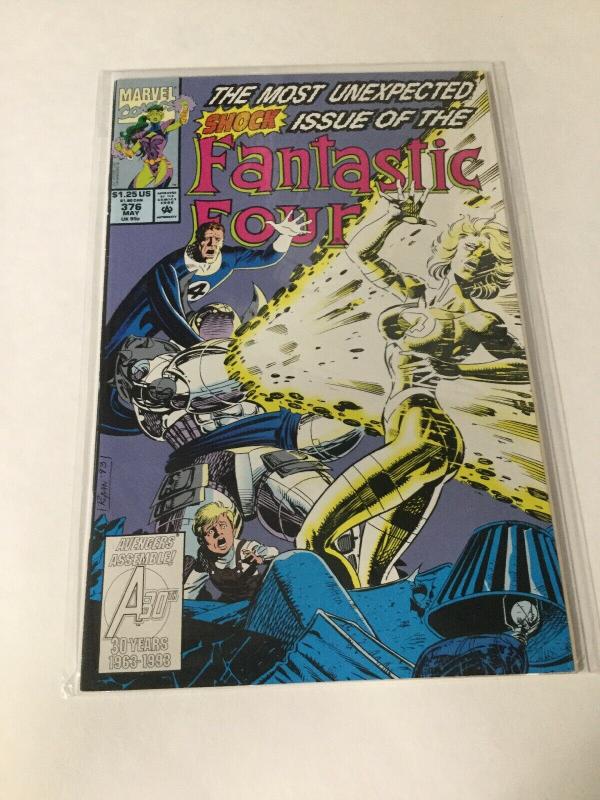 Fantastic Four 376 Vf+ Very Fine+ Marvel Comics