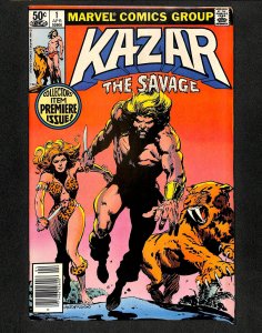 Ka-Zar The Savage #1 Newsstand Variant