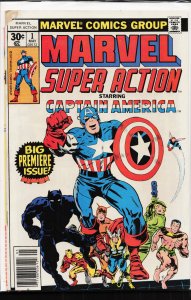 Marvel Super Action #1 (1977) Captain America [Key Issue]
