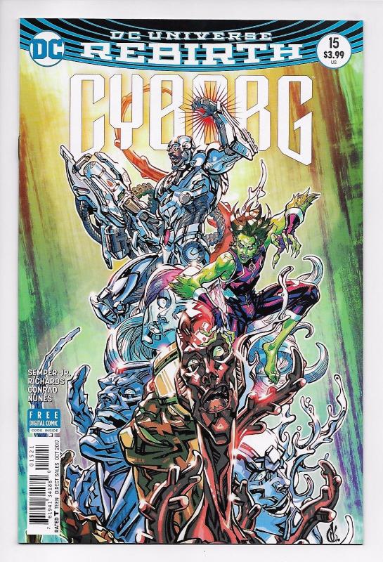 Cyborg #15 - Rebirth Variant Cover (DC, 2017) - New/Unread (NM)