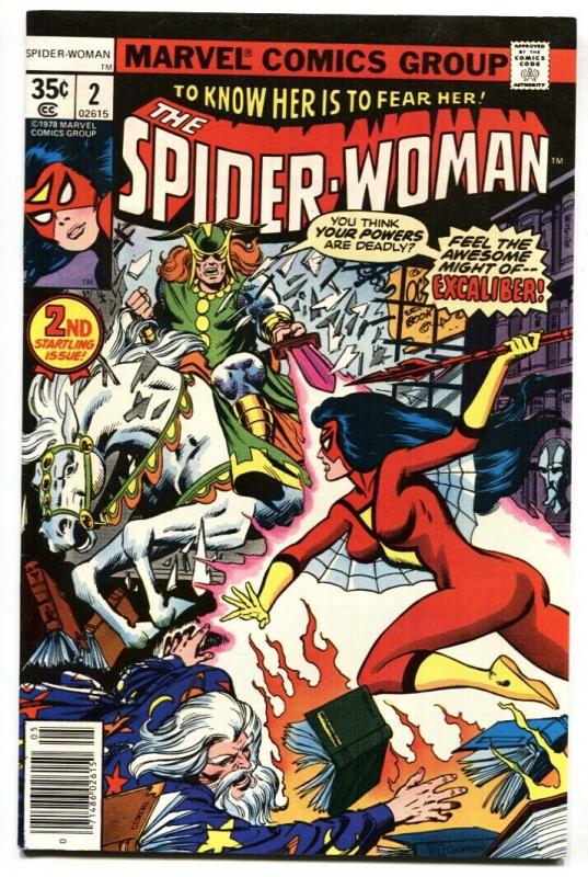 SPIDER-WOMAN #2-comic book 1st Morgan Le Fey