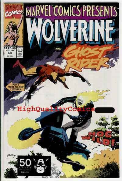 MARVEL COMICS PRESENTS #68, NM, Wolverine, Ghost Rider, more MCP in store