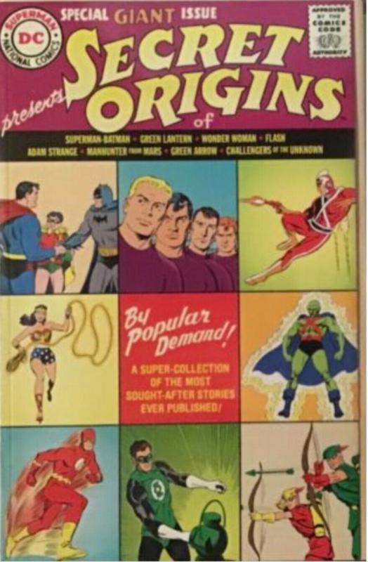 DC COMICS PRESENTS SILVER AGE REPRODUCTIONS WITH ORIGINAL ADS.7 BOOK LOT NM