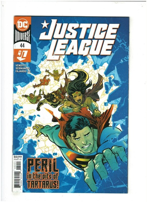 Justice League #44 DC Comics 2020 Wonder Woman Superman Batman NM- 9.2 