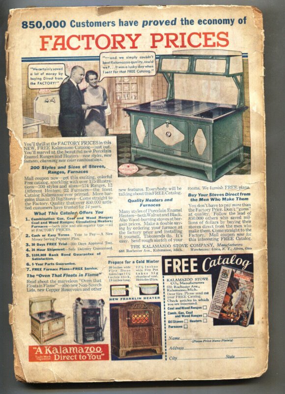 HIGH SEAS ADVENTURES #1-Dec 1934-RARE PULP MAGAZINE-First Issue