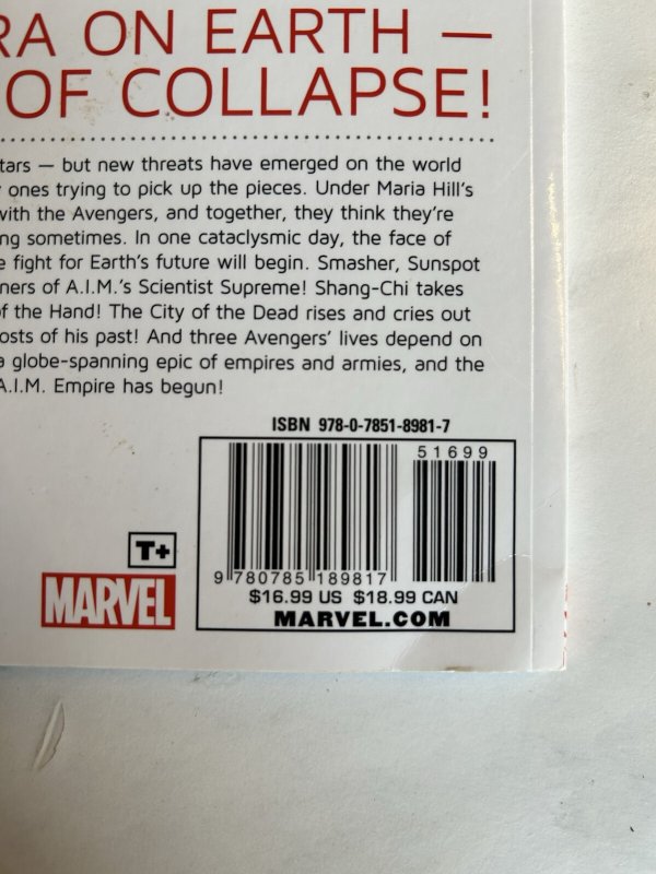 Avengers World Vol. 1 TPB Marvel Comics Paperback Graphic Novel