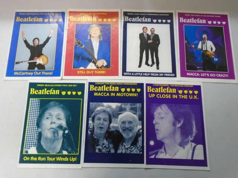 Beatlefan Magazine lot of 19 different later Paul McCartney issues