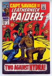 Captain Savage and His Leatherneck Raiders #3 (May-68) FN/VF Mid-High-Grade C...