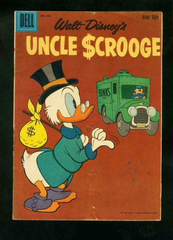 WALT DISNEY UNCLE SCROOGE #32 1961-CARL BARKS ART-DELL COMICS