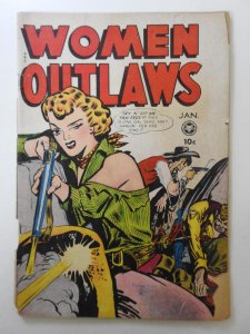 Women Outlaws #4 (1949) VHTF Comic!! Rare! Fair Condition! Complete 7 Spine Spl