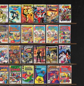 Huge Lot 150+ Comics with Action Comics, Magnus Robot Fighter & More!