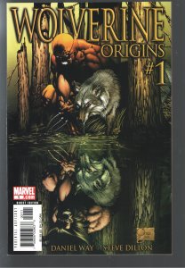 WOLVERINE ORIGINS #1 NM 2 COVERS a) REG and b)TURNER VARIANT COVER!