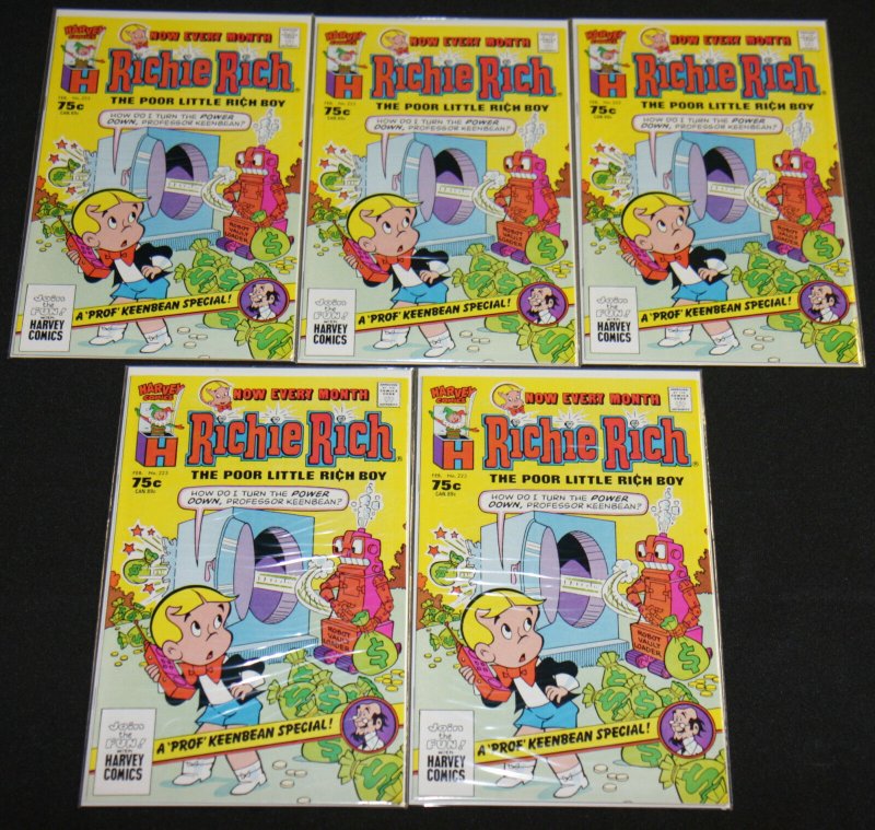 Harvey Bronze Age RICHIE RICH TITLES 46pc Mid Grade Comic Lot FN-VF