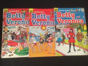 ARCHIE'S GIRLS, BETTY AND VERONICA #145, 154, 160