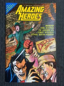1985 AMAZING HEROES Comic Magazine #80 FN+ 6.5 Dracula / John Byrne