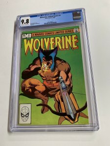 Wolverine Limited Series 4 Cgc 9.8 Ow/w Pages Marvel Frank Miller 1982