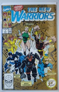 The New Warriors #1 Second Print Cover (1990)