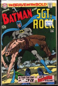 The Brave and the Bold #84 (1969) Sgt. Rock