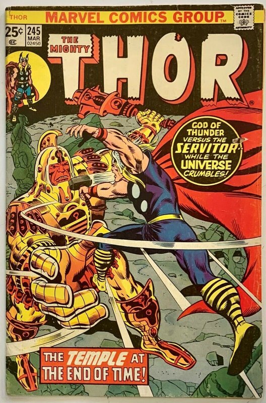 Thor #245, 1st appearance of He Who Remains, creator of the Time-Keepers