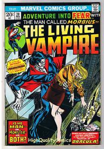 FEAR #20, Adventrue into,  Morbius the Vampire,1970,FN+