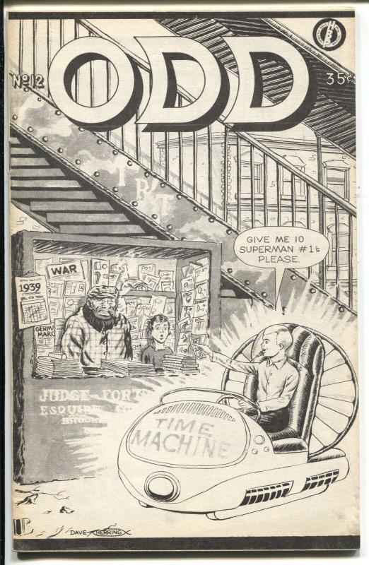 Odd #12 1966-Herring Bros.-Time machine cover-Jay Kinney at-parody comics-VF