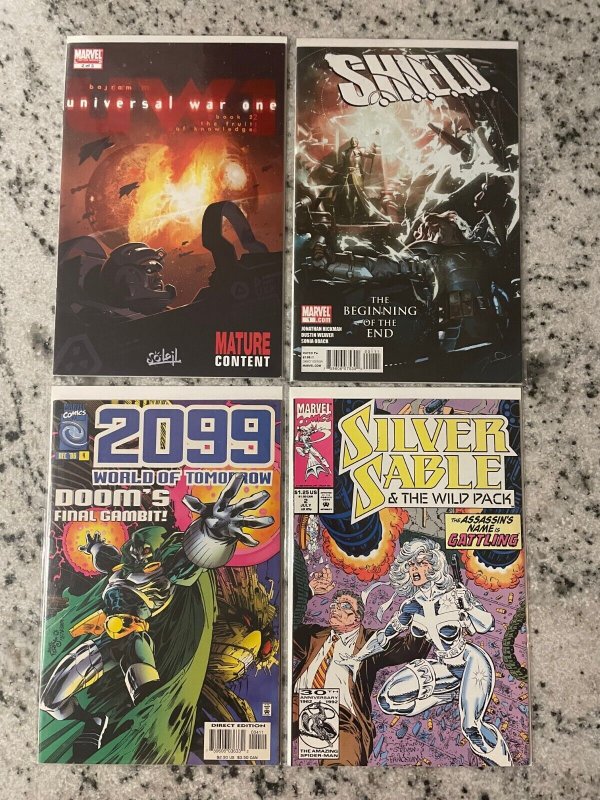 4 Marvel Comics Silver Sable 2 + 2099 4 + Shield 1 + Universal War One 2 50 J823